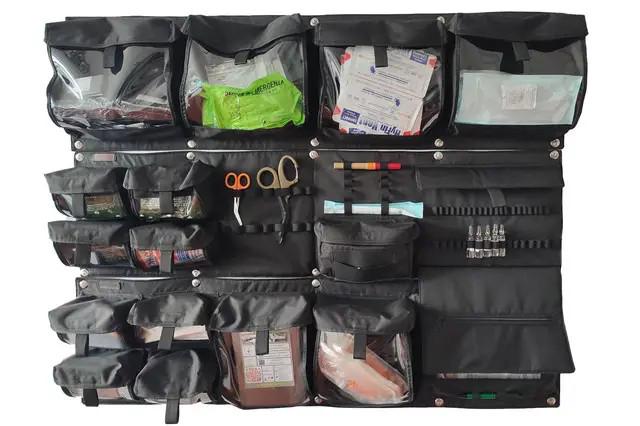 Органайзер для боевого медика с прозрачными карманами вариант 1+2+3 (27460112)