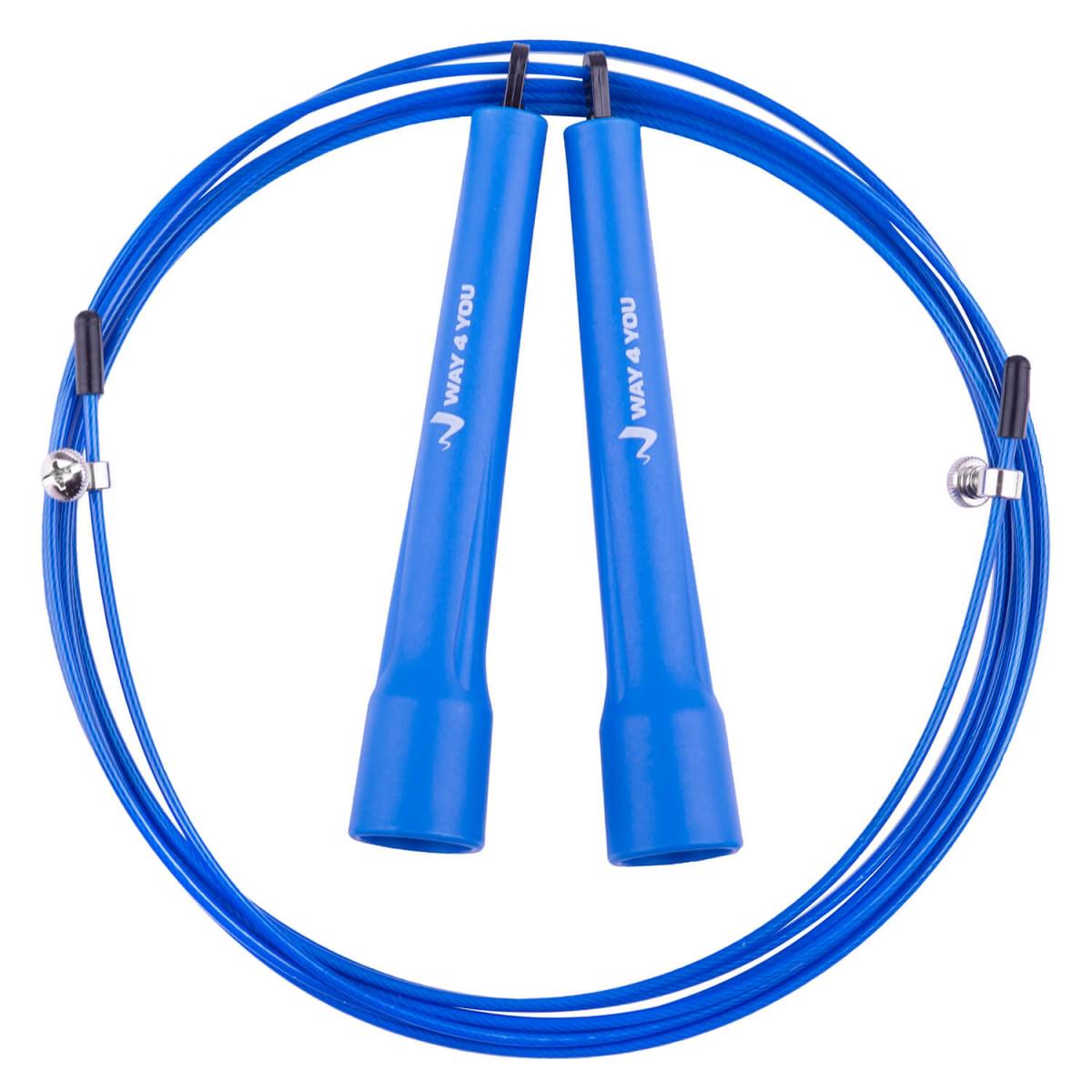 Скакалка Way4You Ultra Speed 2 Синий (w40035-bl) Скакалка Way4You Ultra Speed 2 Синий (w40035-bl)