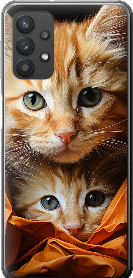 Чехол на Samsung Galaxy A32 A325F Котики 2 (5664u-2204-42517)