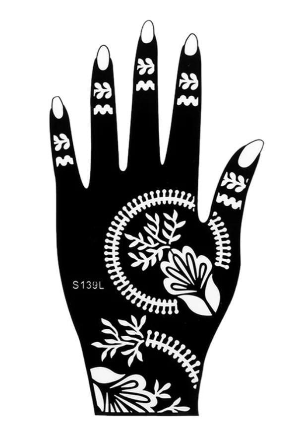 Трафарет для тату S139L для лівої руки (2273981061)