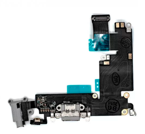 Порт зарядки iPhone 6 Plus Black (P187)