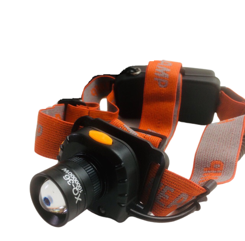 Фонарь налобный XQ-36-T6 аккумуляторный с датчиком движения Черный