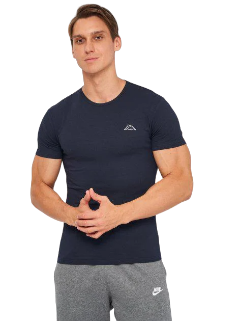 Футболка Kappa T-shirt Mezza Manica Girocollo 2XL Темно-синий (K1304 BluNavy 2XL)