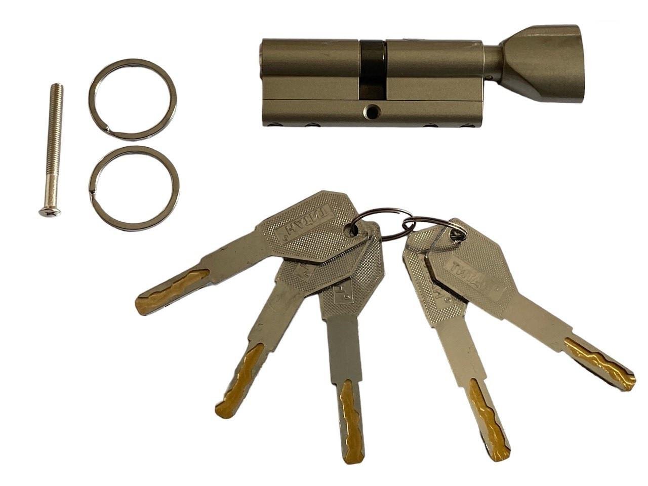 Цилиндр для замка Титан 3D серия M 100 C SN удлиненный ключ - фото 4 Цилиндр для замка Титан 3D серия M 100 C SN удлиненный ключ - фото 4