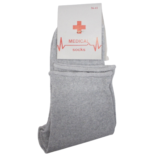 Носки без резинки Medical MS р. 36-41 Светло-серый (1511775629)
