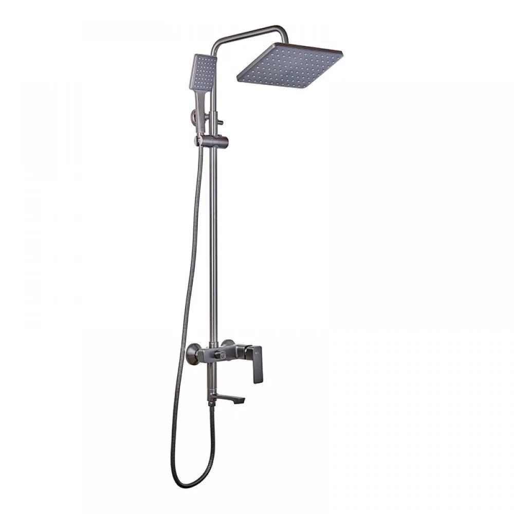 Душевая колонна со смесителем Haiba Kubus 009-J Graphite (HB4005) Душевая колонна со смесителем Haiba Kubus 009-J Graphite (HB4005)