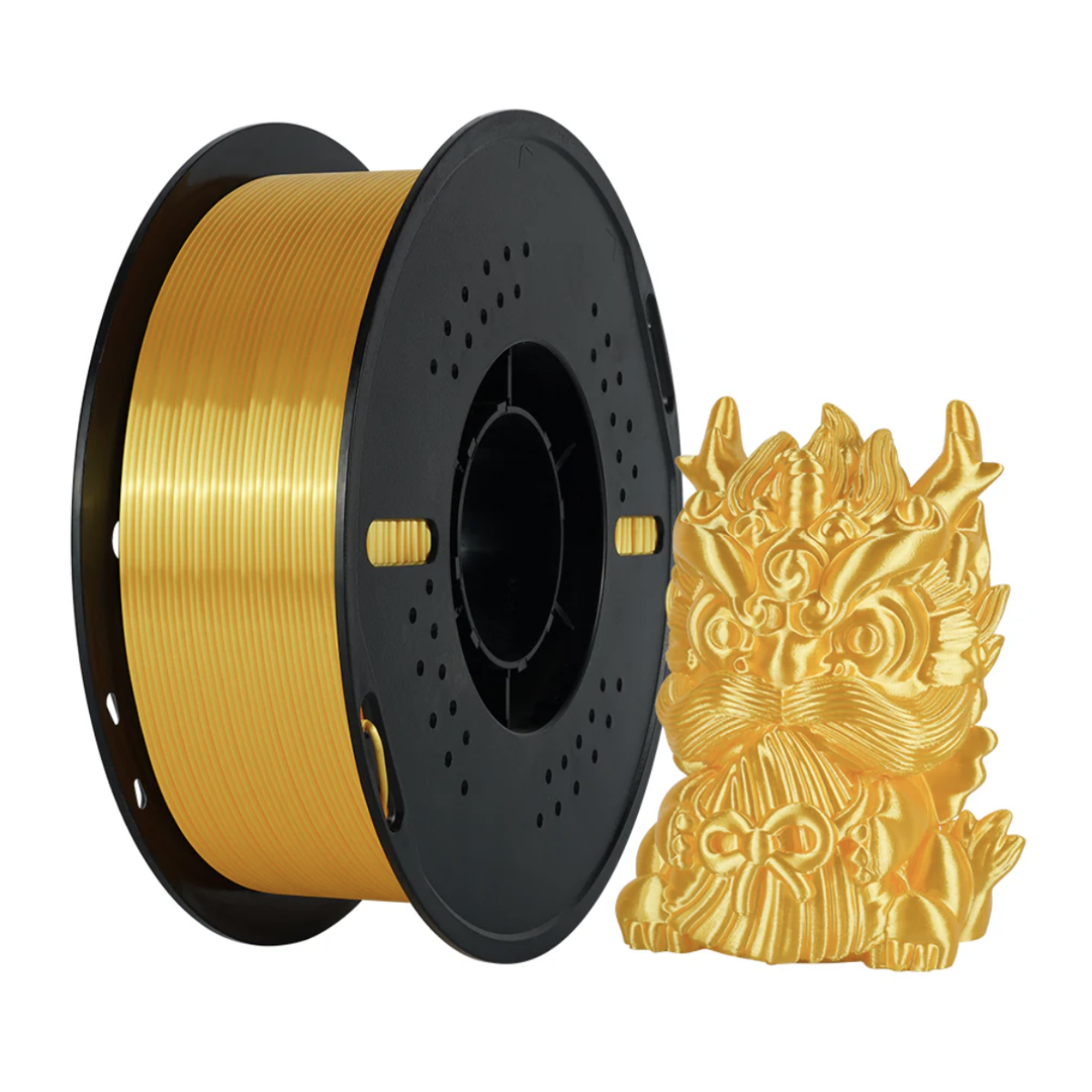 Пластик для 3D-принтера Kingroon SILK 1 кг 1,75 мм Золотой (HC157)