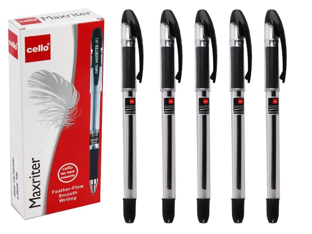Набір ручок Cello Maxriter 0,7 мм 12 шт. Чорний (MTT-184345)