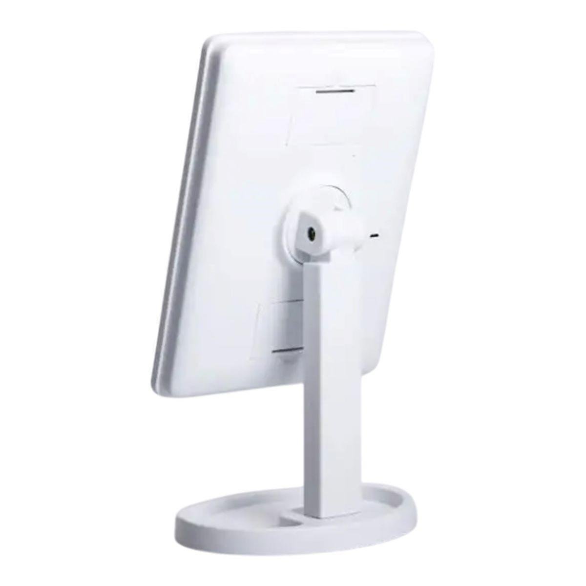 Зеркало настольное косметическое для макияжа HP-10-3AW на подставке 21х16 см 16 LED Белый (A-033790) - фото 2 Зеркало настольное косметическое для макияжа HP-10-3AW на подставке 21х16 см 16 LED Белый (A-033790) - фото 2