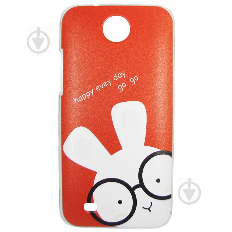 Чехол с рисунком Printed Plastic для HTC Desire 300 Заяц (hub_xrPi51288)
