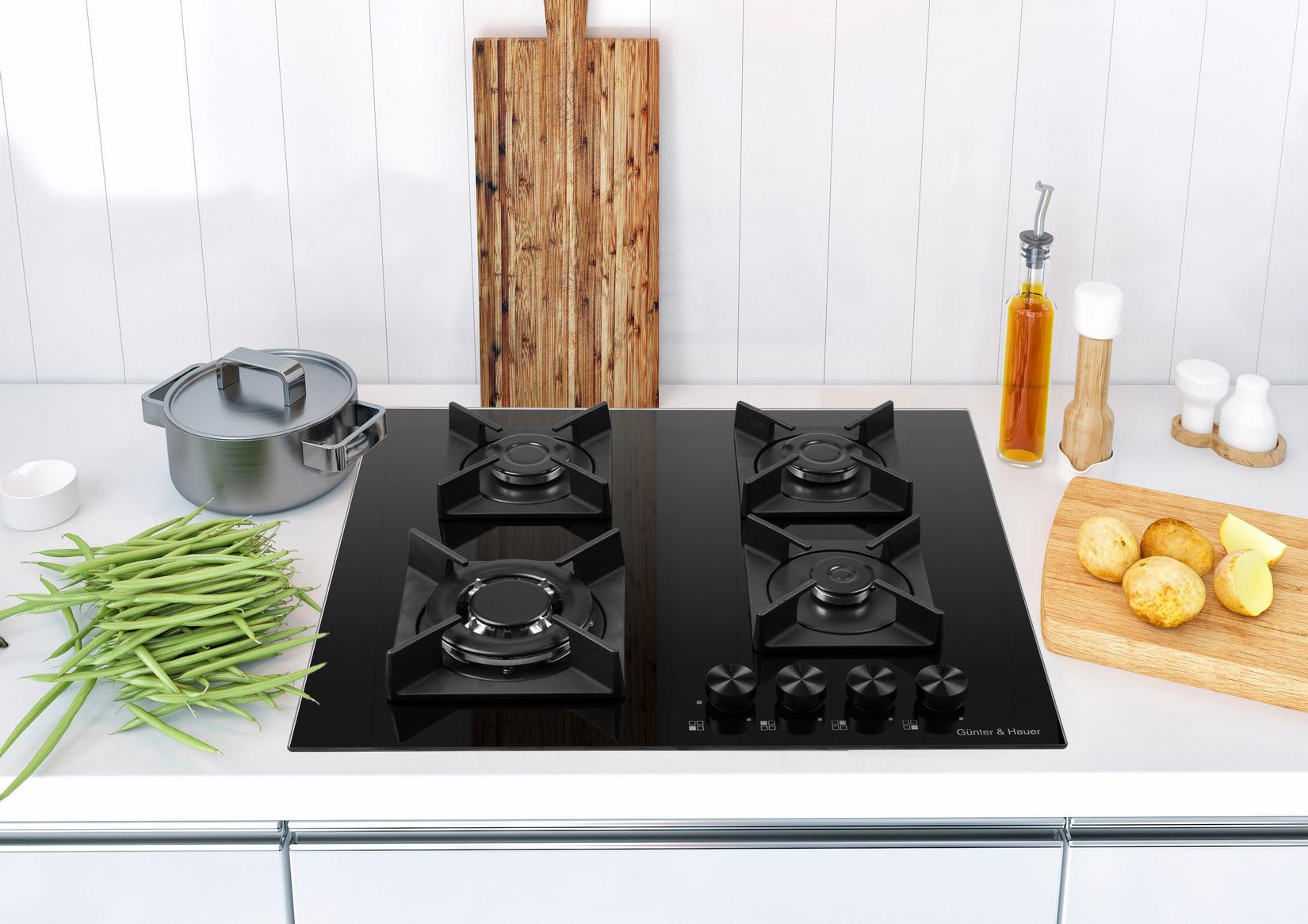Варочная поверхность газовая Gunter&Hauer GL 68 BL - фото 6 Варочная поверхность газовая Gunter&Hauer GL 68 BL - фото 6