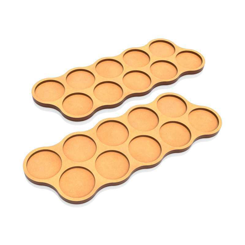 Лотки GSW Movement Trays 32 мм Skirmish x10 SLIM-FIT (10927)