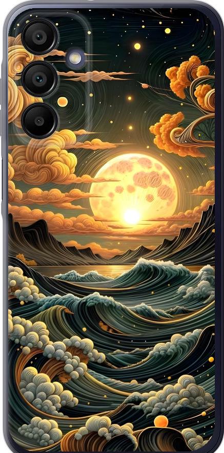 Чехол на Samsung Galaxy A15 Арт волны (6332u-3357-42517)