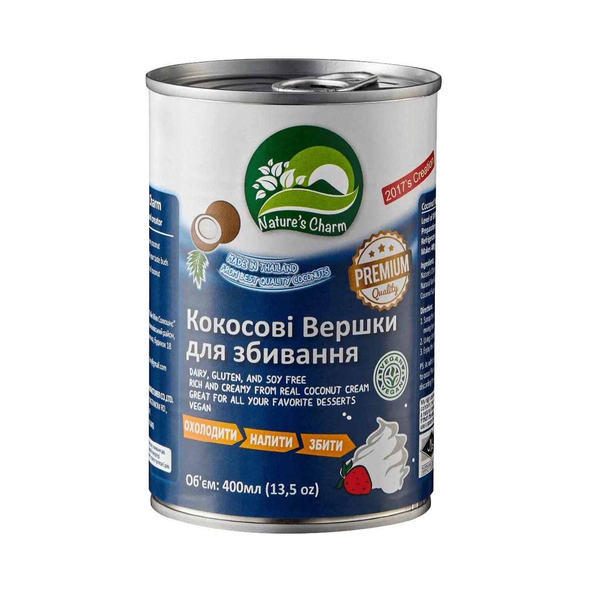 Вершки для збивання кокосові Nature's Charm 400 г (12700295)