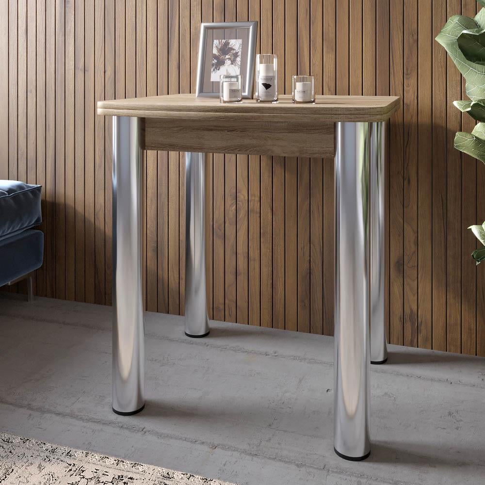 Обеденный стол Lion Нота Мини раскладной 60x70/70x120 см Дуб Сонома трюфель (000-000-2629) - фото 2 Обеденный стол Lion Нота Мини раскладной 60x70/70x120 см Дуб Сонома трюфель (000-000-2629) - фото 2