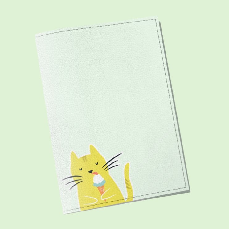 Обложка на паспорт Wall-style The cover Кот 9,6x13,3 см (913076)