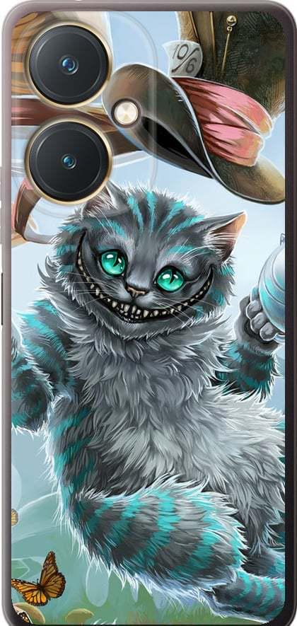 Чохол на Vivo Y27 Чеширський Кіт 2 (3993u-579-42517)