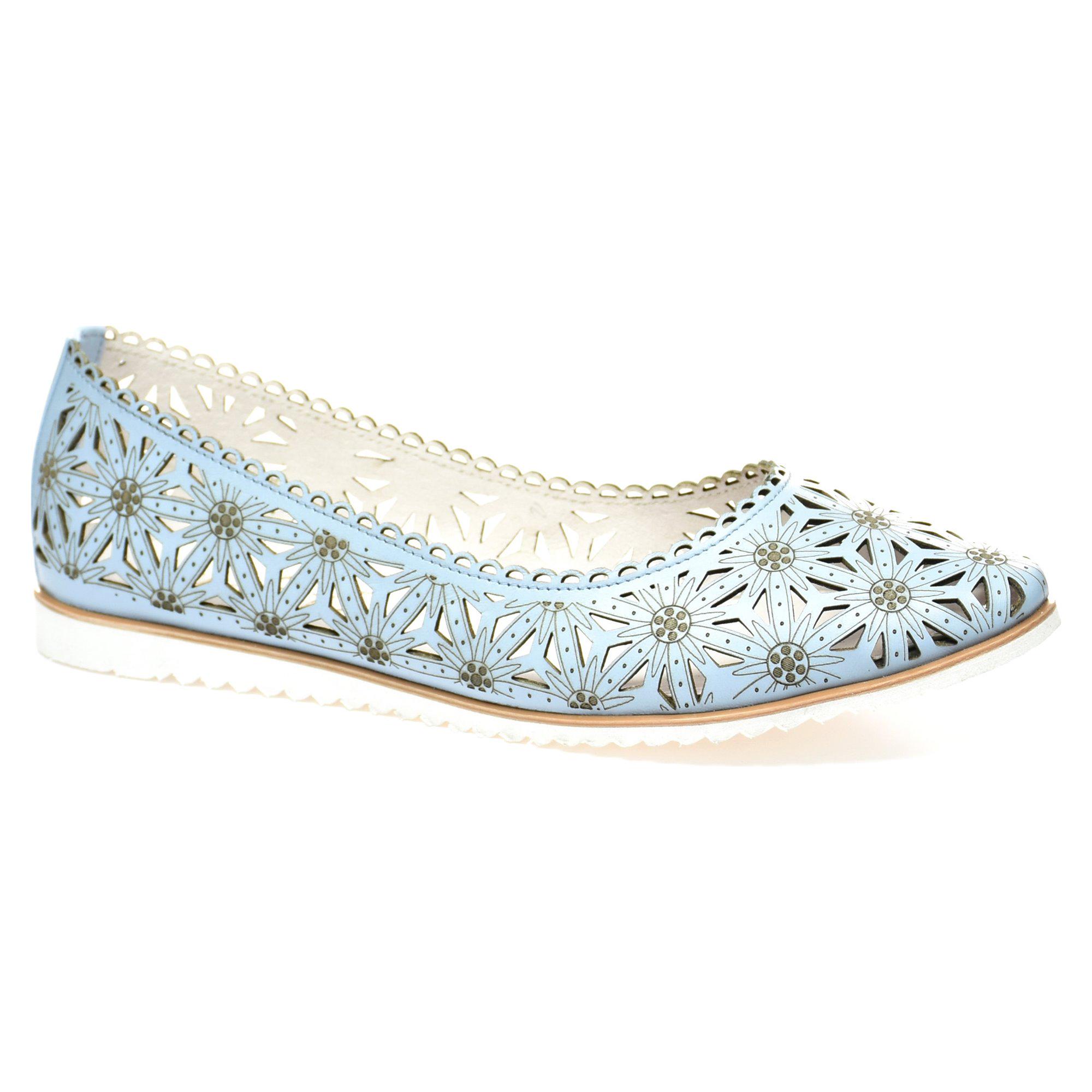 Балетки женские Gloria р. 37 Голубой (08630-37)