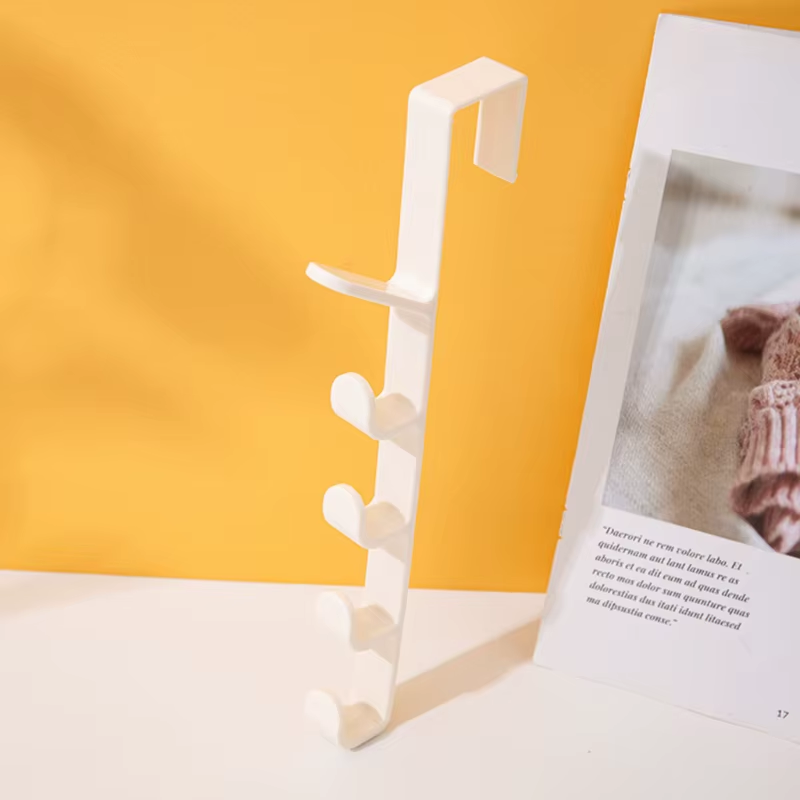 Вішалка на двері 5 гачків із пластику 1 шт. Білий (27086350) - фото 9 Вішалка на двері 5 гачків із пластику 1 шт. Білий (27086350) - фото 9