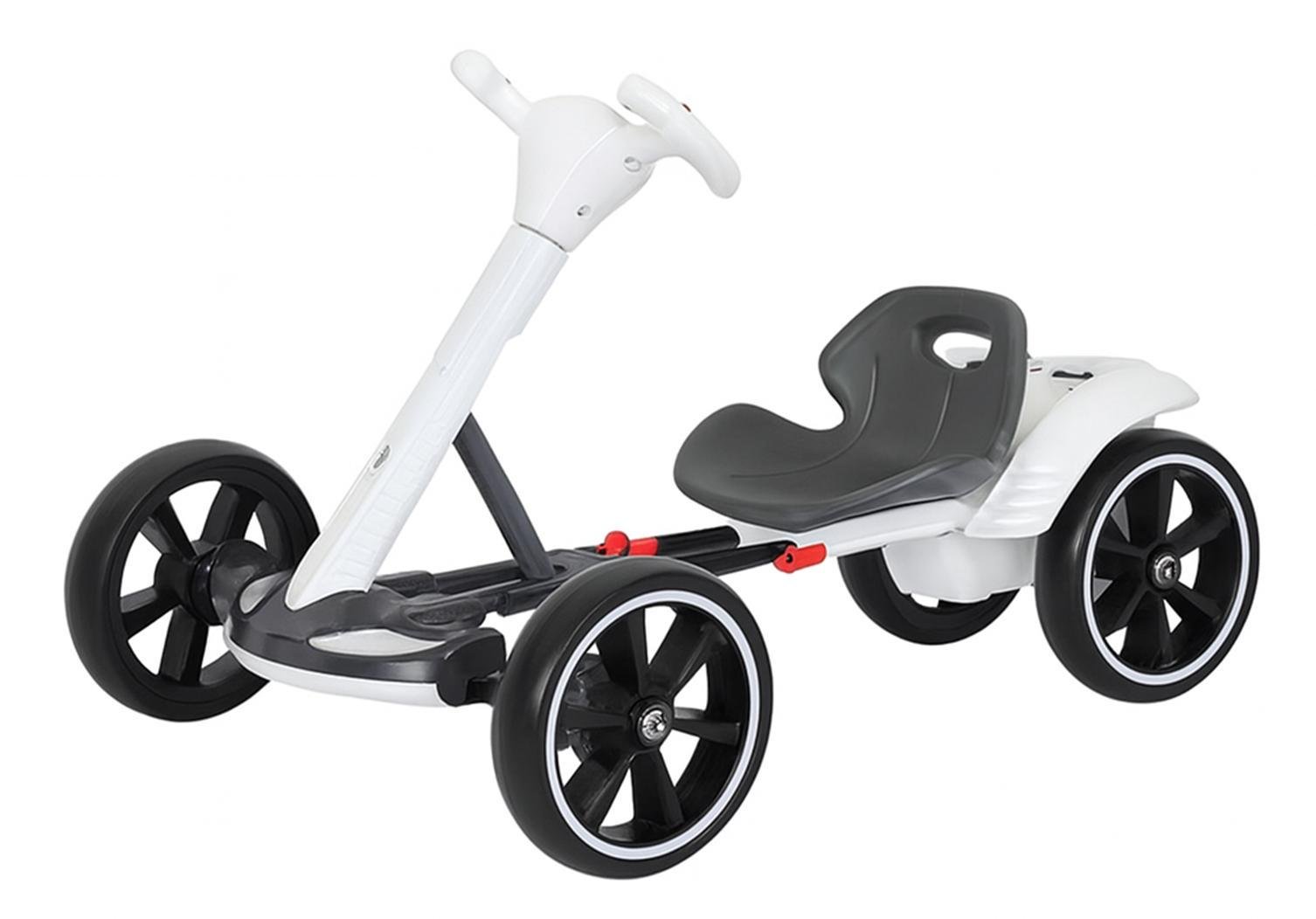 Електрокарт дитячий складаний HL-B6 з пультом керування 6V 4,5Ah Білий (17068h-white)