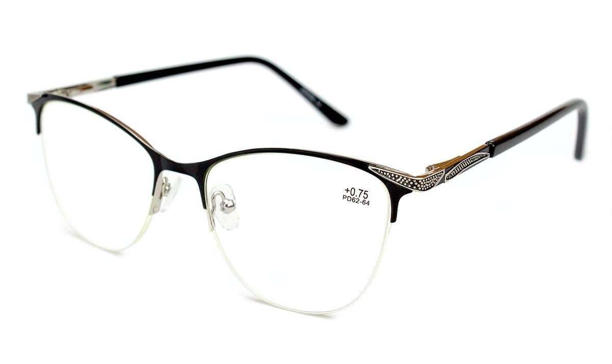 Окуляри для зору в металевій оправі Verse 320174S-C6 Blue Blocker +2,50 (4731323)