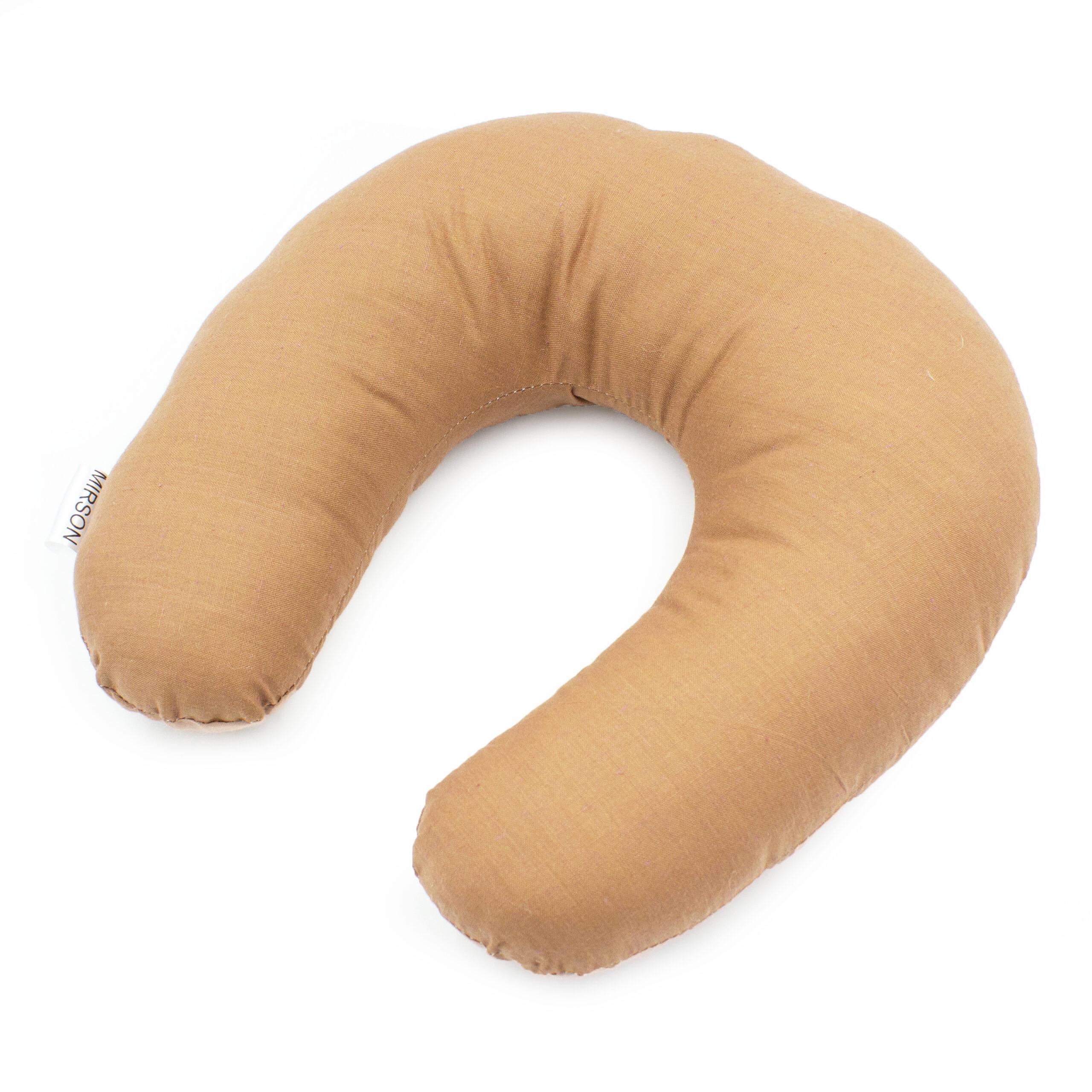 Подушка для путешествий MirSon №8785 Naturale Line 15-1511 Federica полистирол 30х35х10 см (2200006348702)