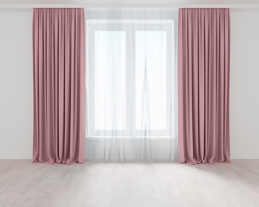 Комплект штор Lux Portiery микровелюр 150x260 см 2 шт. Светло-розовый (AV89897) Комплект штор Lux Portiery микровелюр 150x260 см 2 шт. Светло-розовый (AV89897)