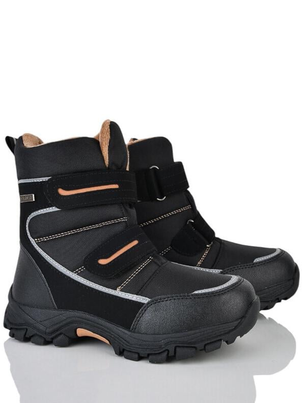 Сноубутсы на овчине Kimbo FGN590-3B р. 29 Черно-оранжевый