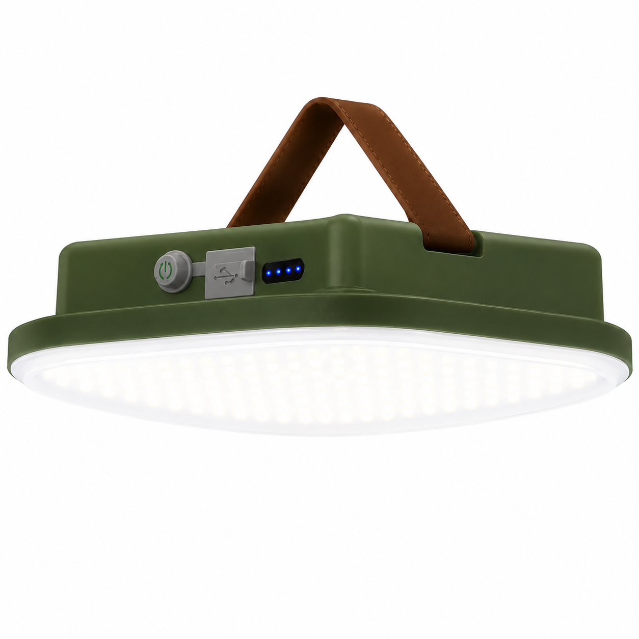 Туристический LED-фонарь 3в1 PowerBank Type-C аккумуляторный 4 режима 80 Вт 278LED 15 600 mAh (37474620)
