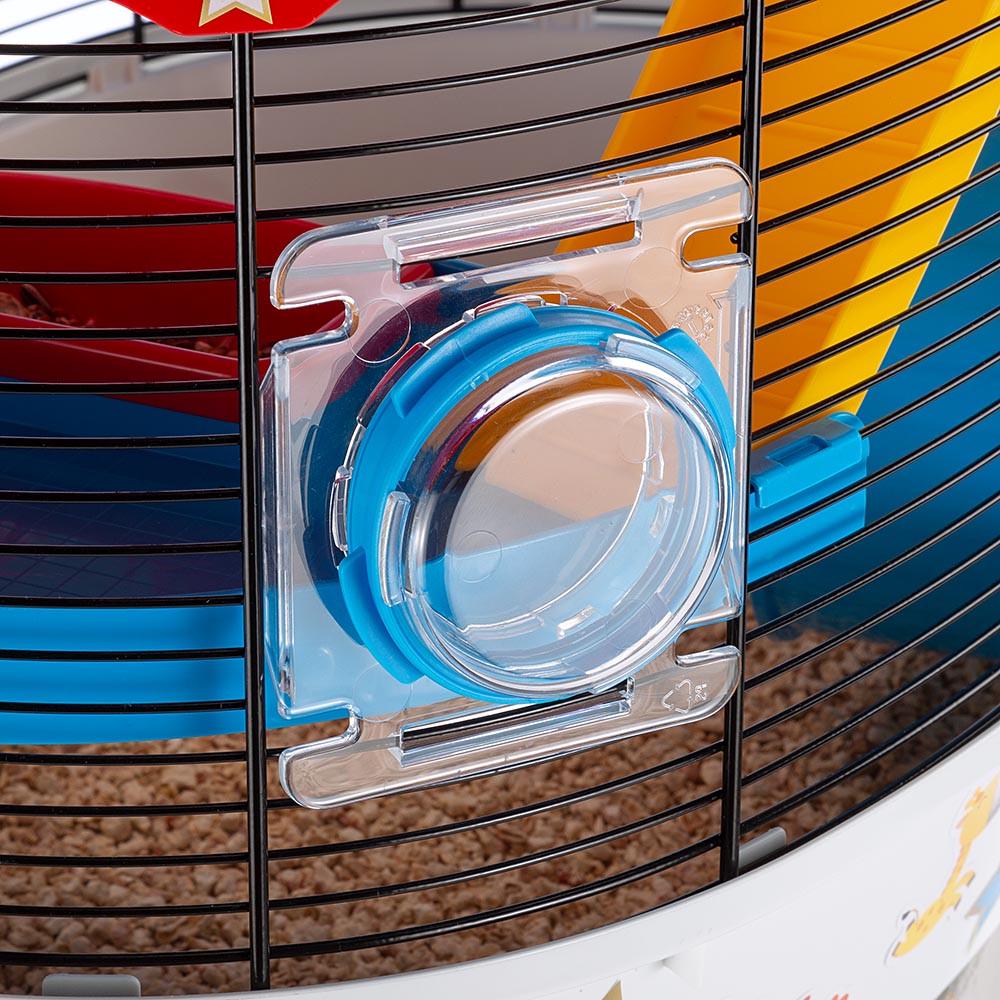 Клетка для хомяков с цветными наклейками CIRCUS FUN 49,5x34xh 42,5 см (A-036669) - фото 9 Клетка для хомяков с цветными наклейками CIRCUS FUN 49,5x34xh 42,5 см (A-036669) - фото 9