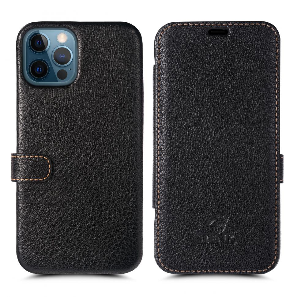 Чехол книжка Stenk Premium для Apple iPhone 12 Pro Черный (68378) - фото 2