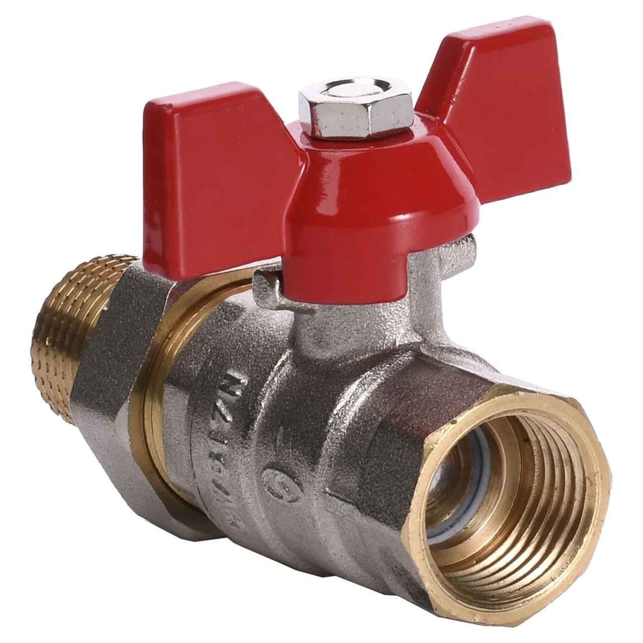 Кран кульовий прямий з американкою Solomon 1/2" посилений 1042 (1200000364) - фото 3