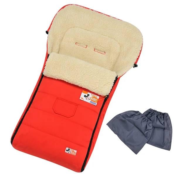 Конверт-чохол зимовий в коляску For Kids Mini Червоний (851)