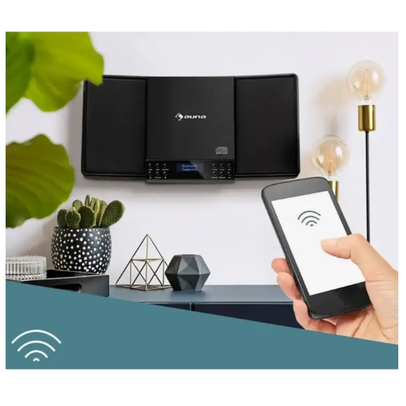 Стереосистема/музыкальный центр Auna V14 DAB+/FM радио CD/MP3-CD/CD-R/CD-RW радиоприемник (10035291) - фото 5 Стереосистема/музыкальный центр Auna V14 DAB+/FM радио CD/MP3-CD/CD-R/CD-RW радиоприемник (10035291) - фото 5