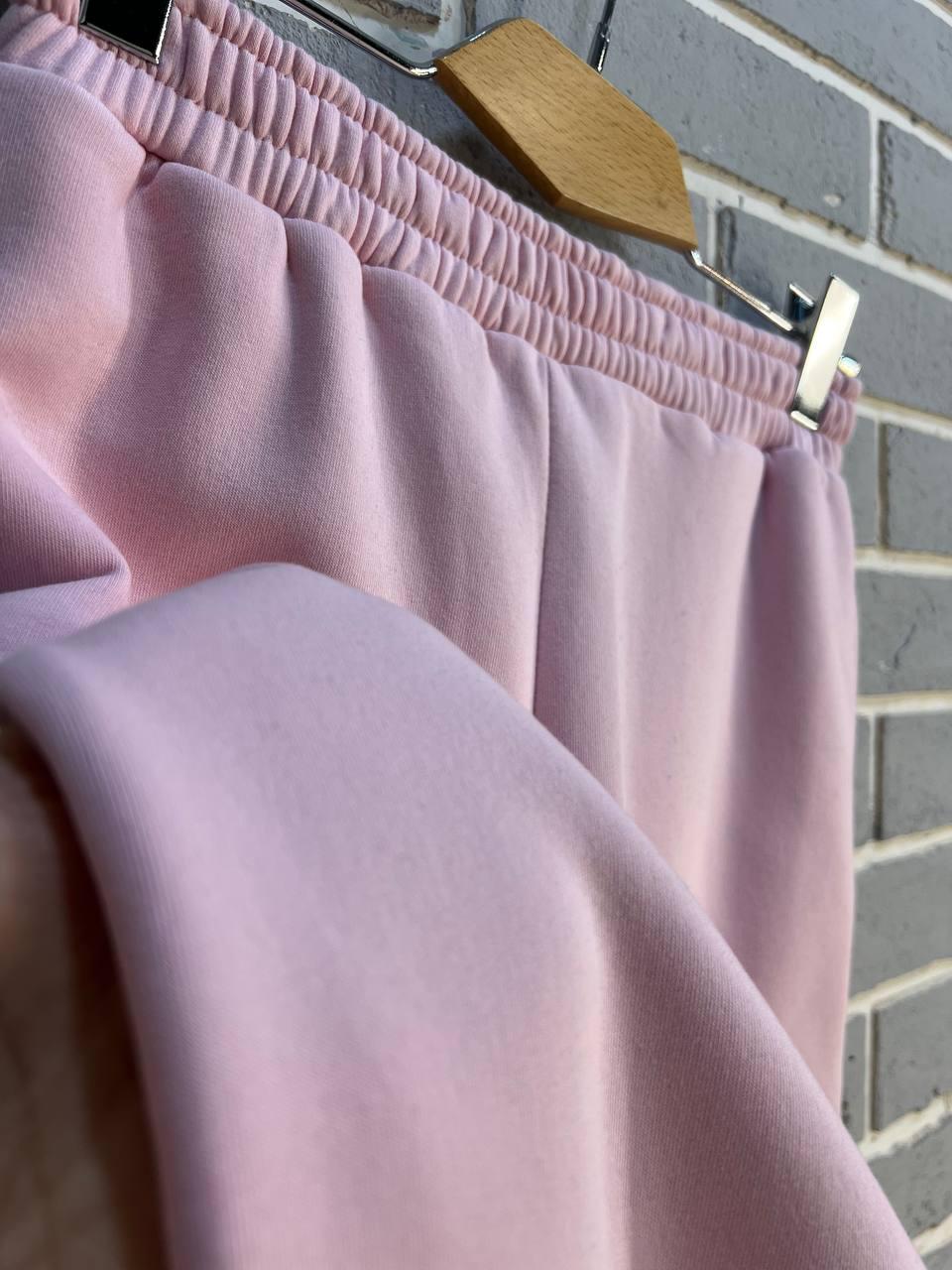Брюки женские PEPPER MINT 24-13 спортивные джоггеры резинка на талии утепленные S Розовый (926) - фото 7 Брюки женские PEPPER MINT 24-13 спортивные джоггеры резинка на талии утепленные S Розовый (926) - фото 7