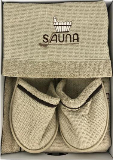 Мужской набор для сауны Maison D'or Sauna Dufour Beige