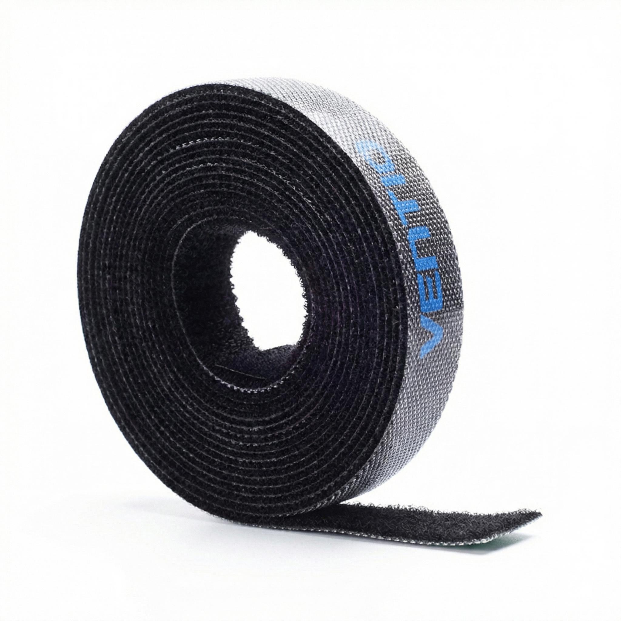 Стяжка-липучка для кабелю Vention 3 м 11 мм Чорний (KAABI)