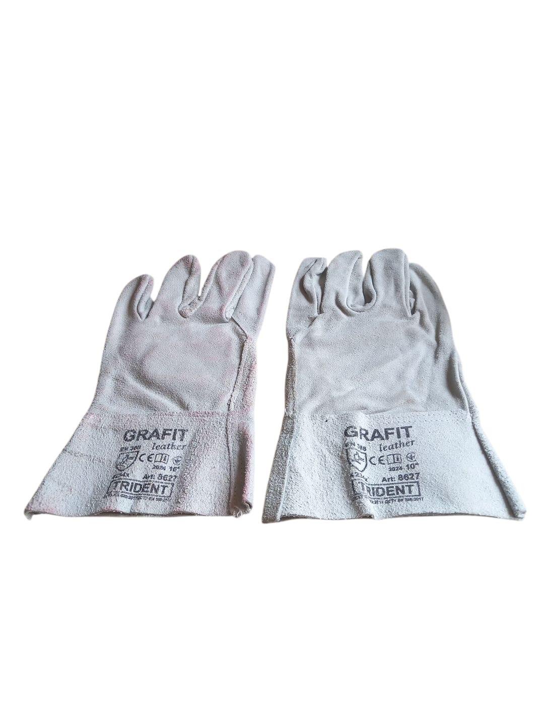 Рукавички спилкові TRIDENT GRAFIT з короткими крагами (27503706) Рукавички спилкові TRIDENT GRAFIT з короткими крагами (27503706)