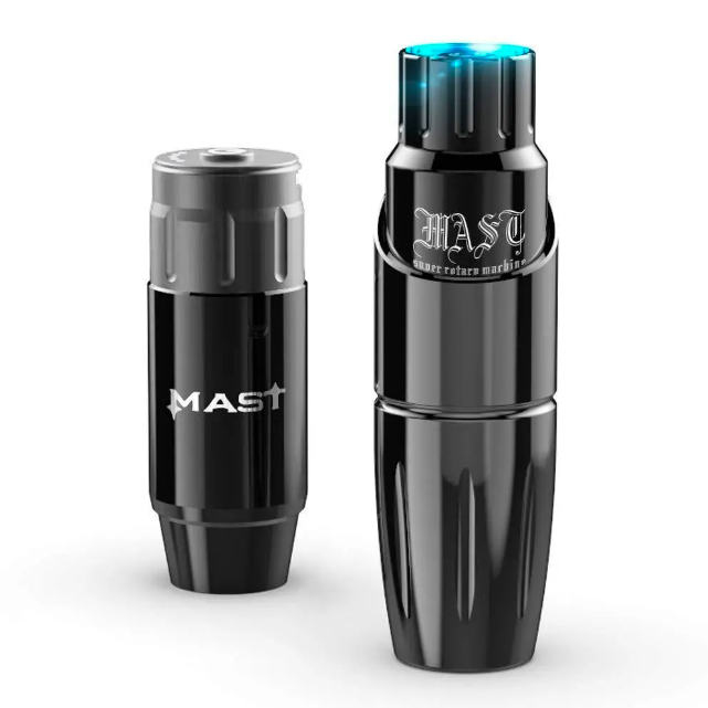Комплект тату машинка и аккумулятор Mast Tour Wireless беспроводной Gray (5287)