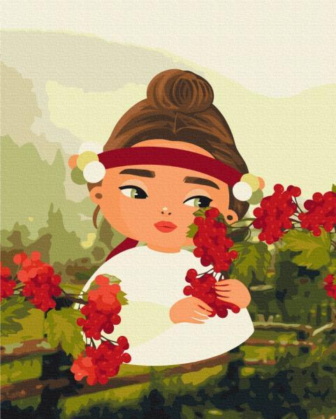 Картина по номерам Brushme Калиновая Украина 40х50 см в термопакете (BS53235)