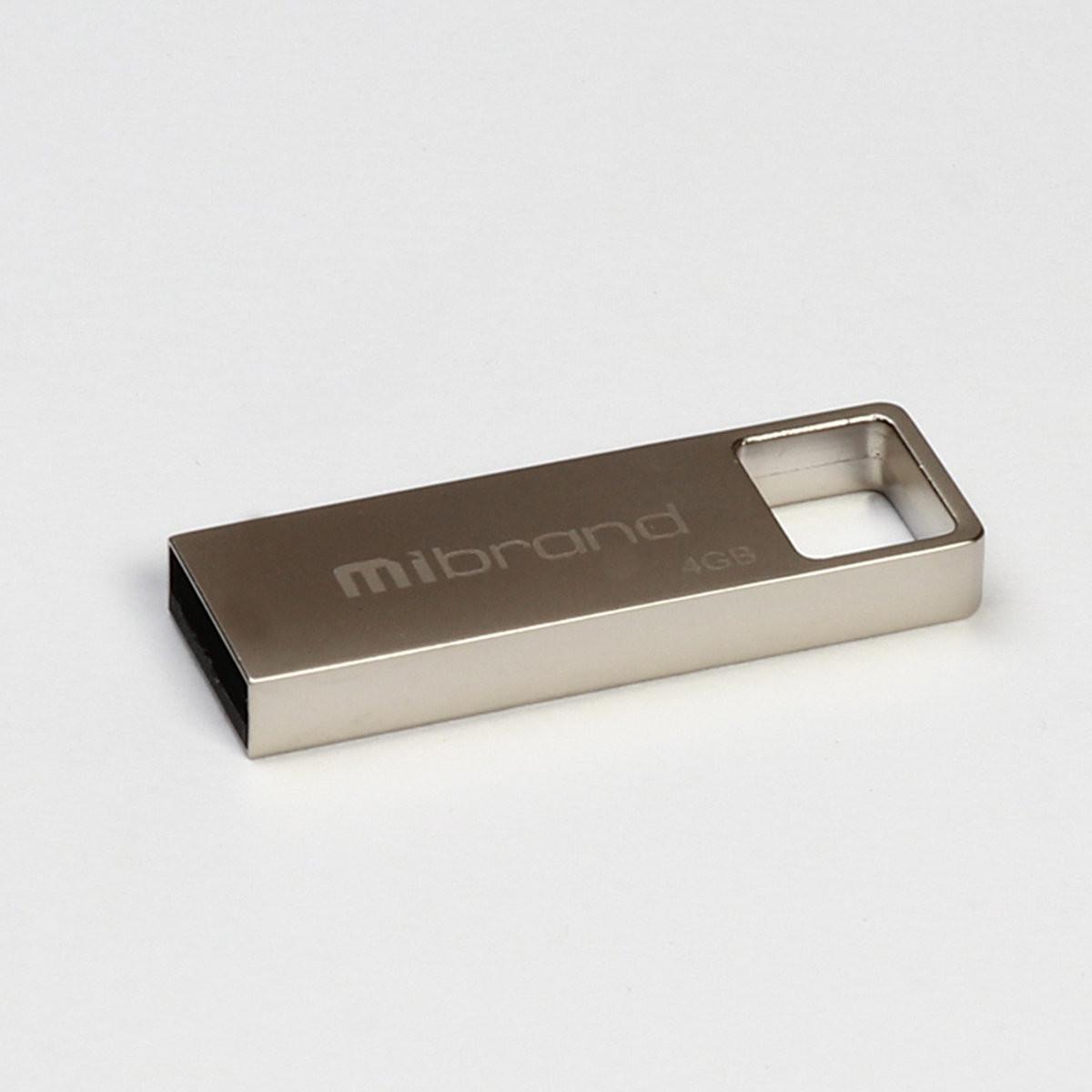 Flash Mibrand USB 2.0 Shark 4Gb Silver (29caa1-15463)