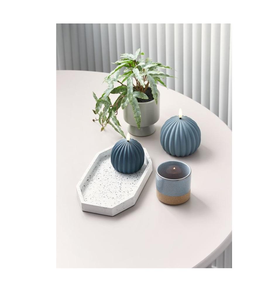 Поднос цементный 14x25 см Белый - фото 3