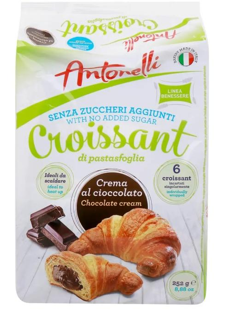 Круасани Antonelli Croissant Crema di cioccolato 252 г (21489489)