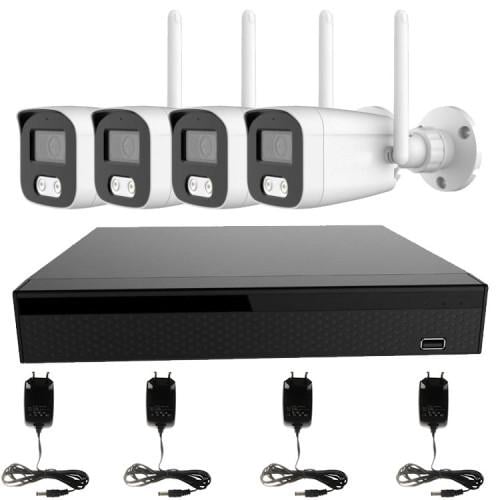 Комплект відеоспостереження безпровідний Covi Security IPC-4W Wi-Fi KIT (30830)