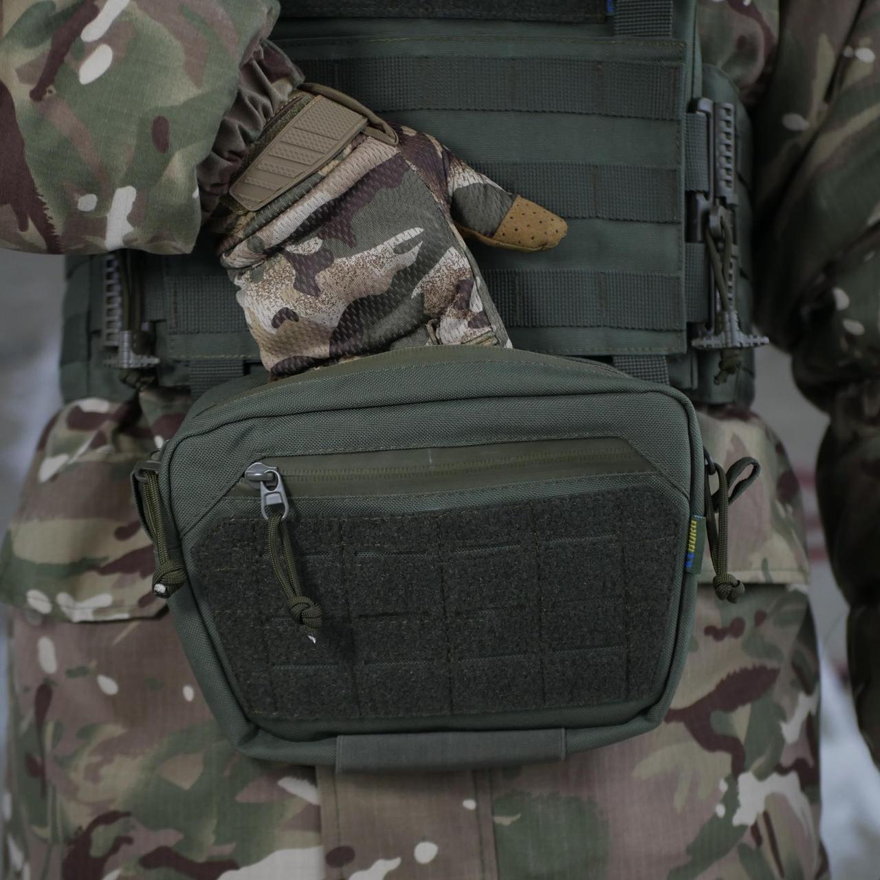 Сумка-напашник Kiborg GU Cordura M Khaki (2693880093) - фото 10