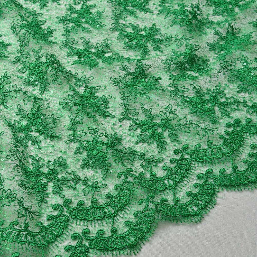 Ткань гипюр Красавица Трава (11732)