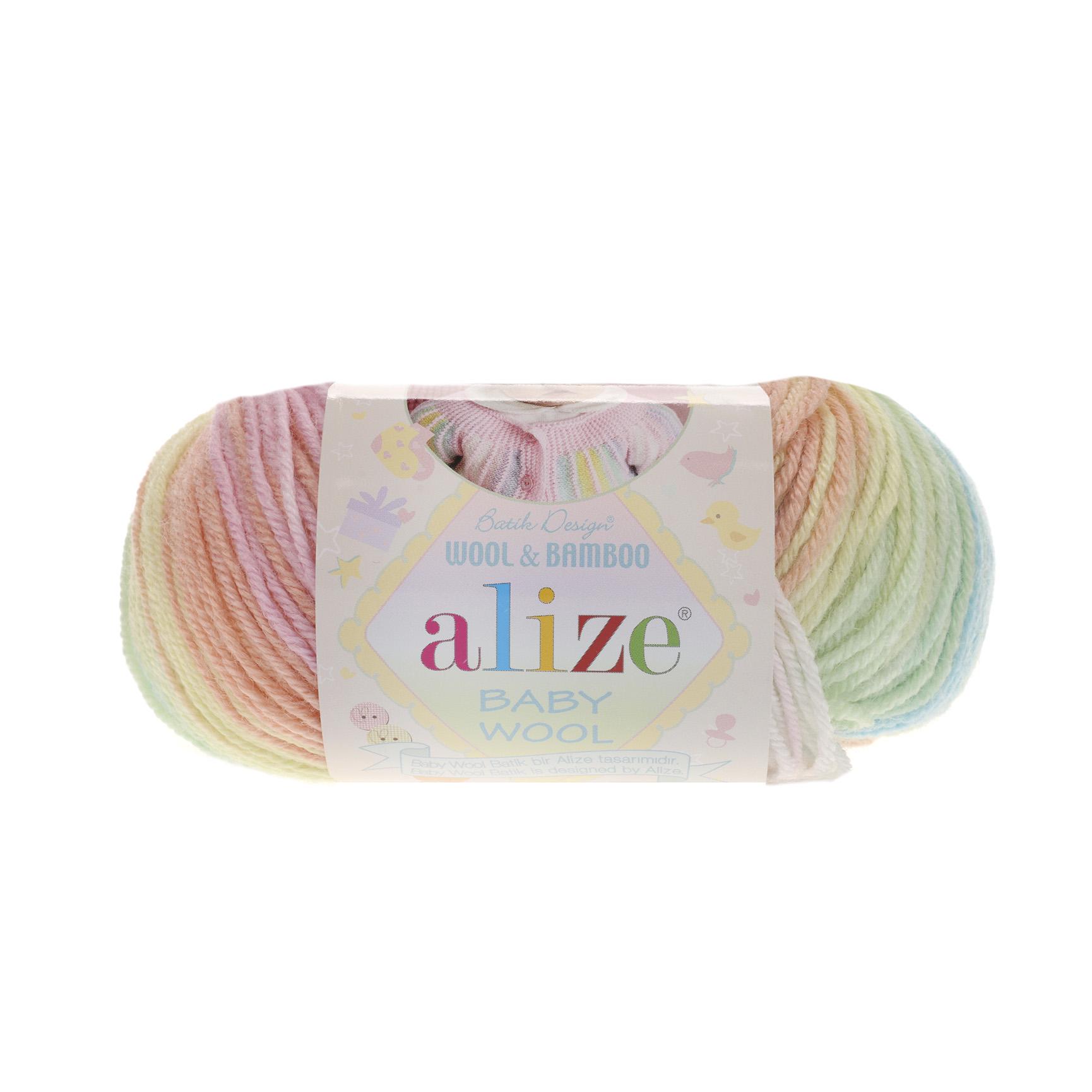 Пряжа Alize Baby Wool Batik 3563