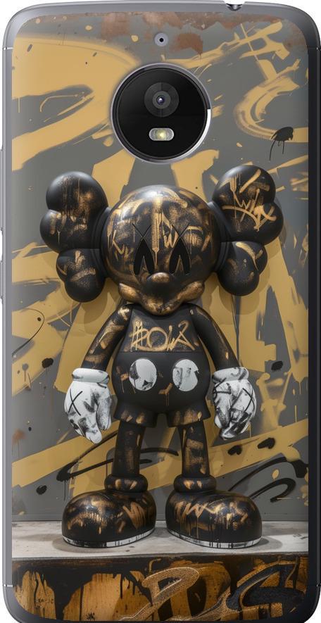 Чехол на Motorola Moto E4 Plus Bronze kaws (6097u-1000-42517)