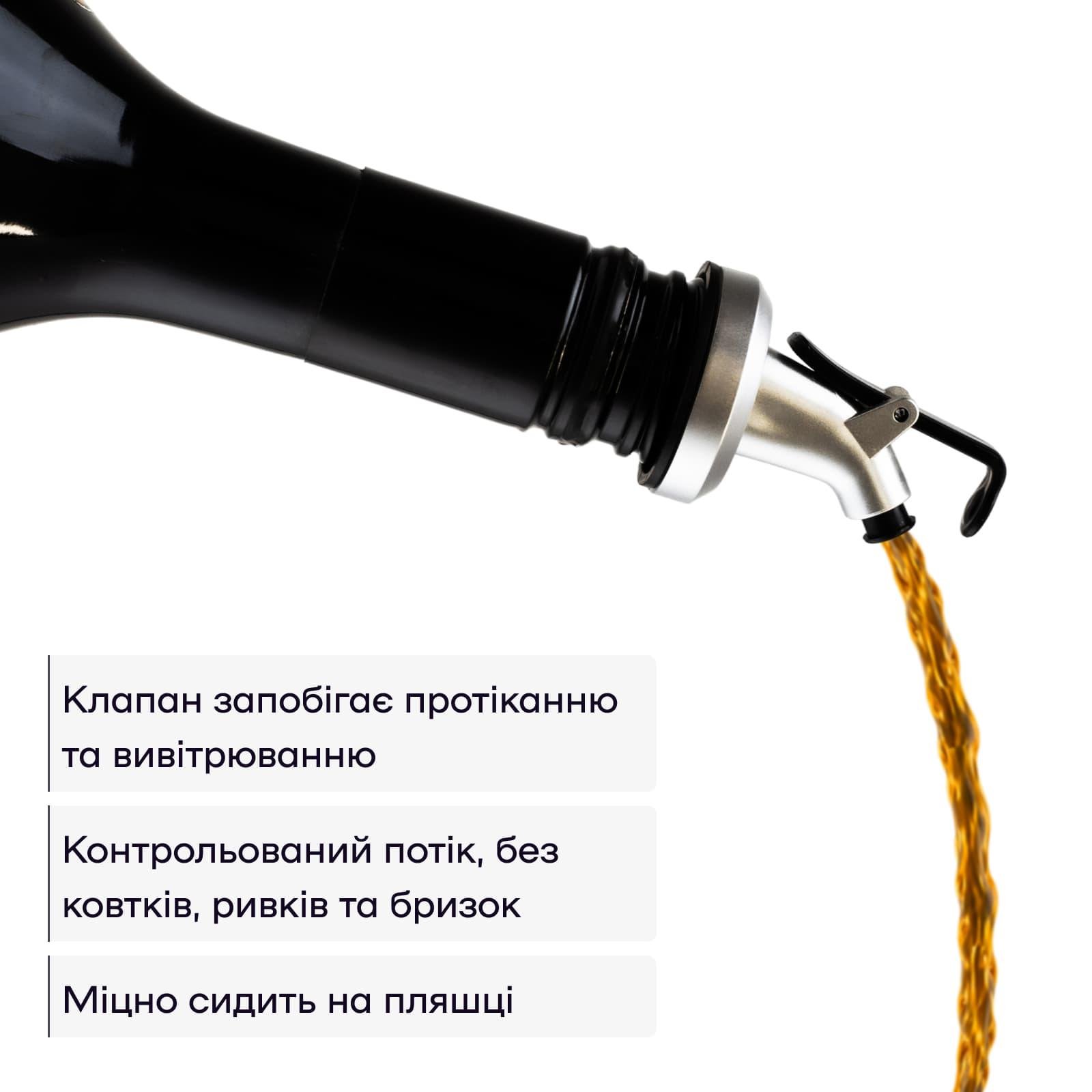 Гейзер Benson с клапаном Olin & Olin для бутылок Серебристый (7834-PO-b-s) - фото 5