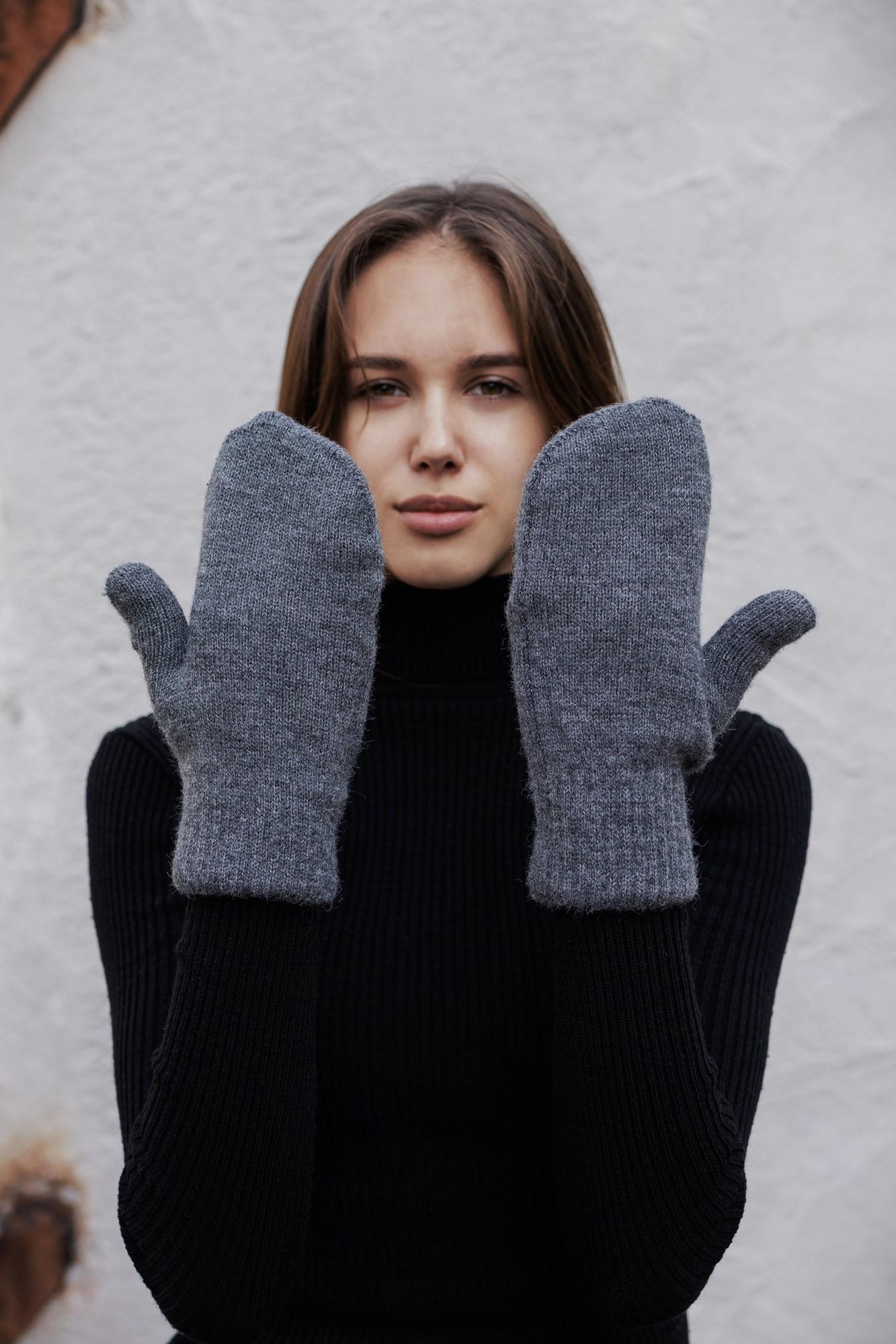 Перчатки Without Rope 3-21 woman Gray (8049119)